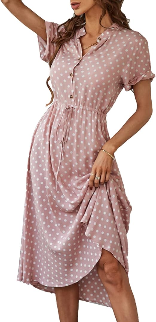 Ladies Polka Dot Print DresS