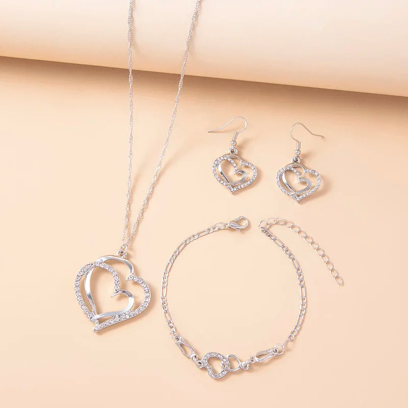 Romantic Crystal Bridal Jewelry Set