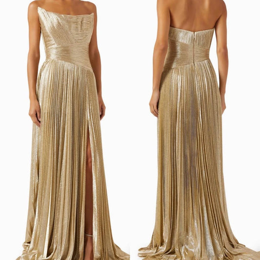 Cocktail Party A-line Strapless Gown Long Dresses