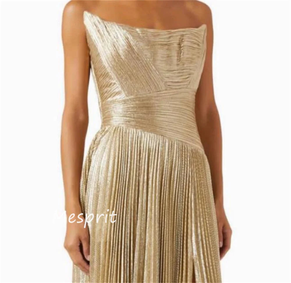 Cocktail Party A-line Strapless Gown Long Dresses