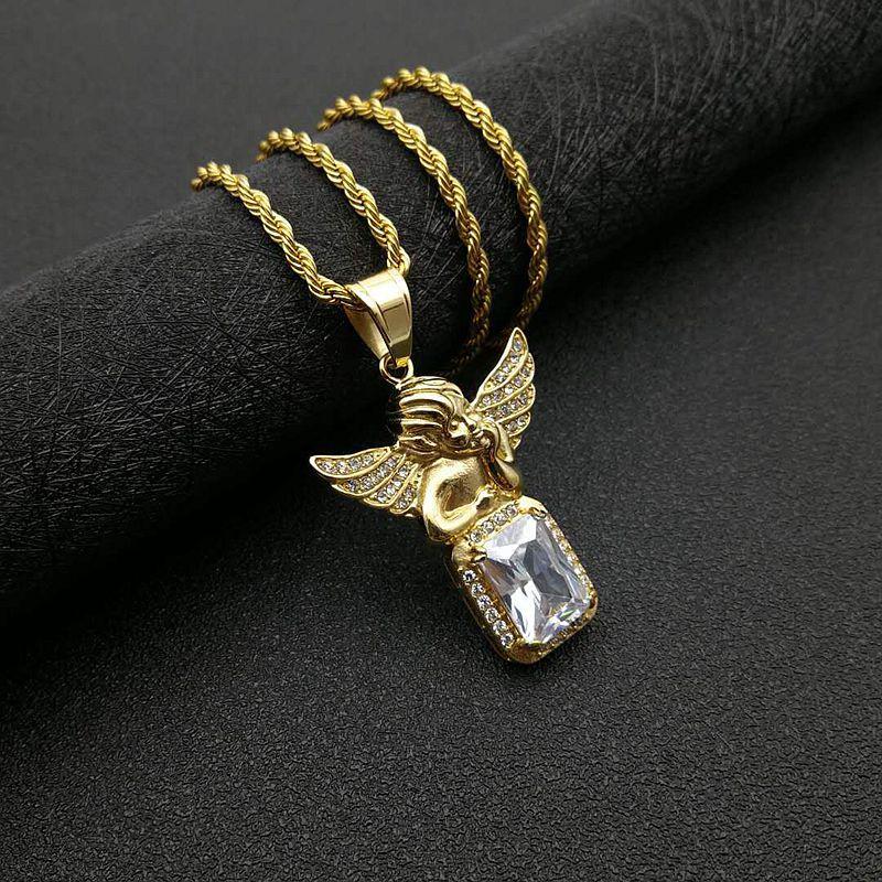 Classic Angel Pendant Necklace