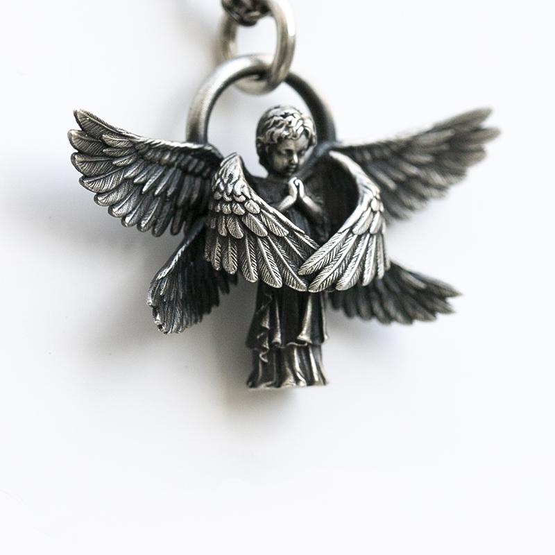 Classic Angel Pendant Necklace