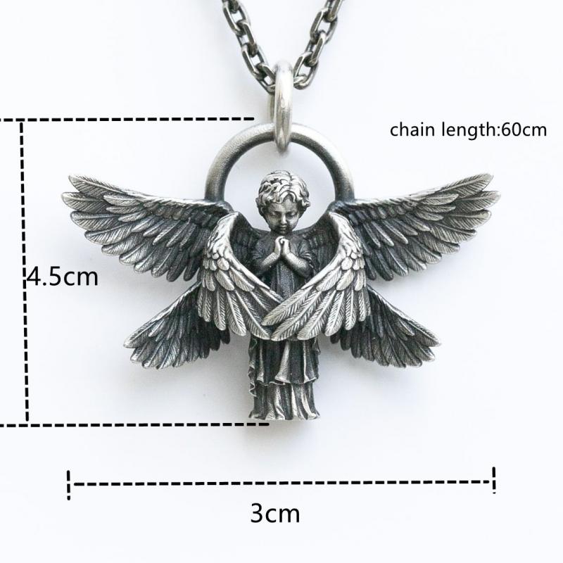 Classic Angel Pendant Necklace