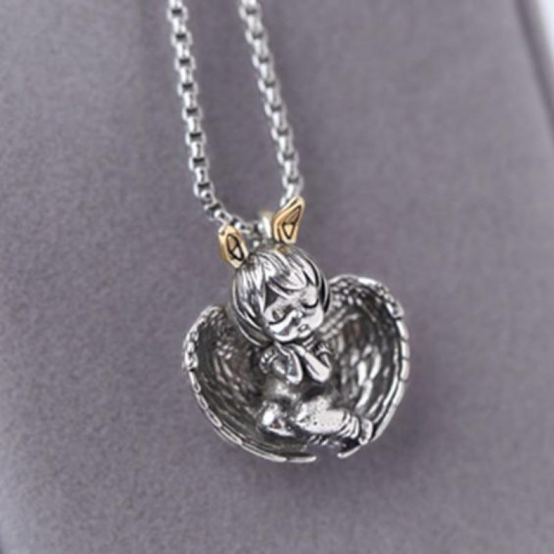 Classic Angel Pendant Necklace