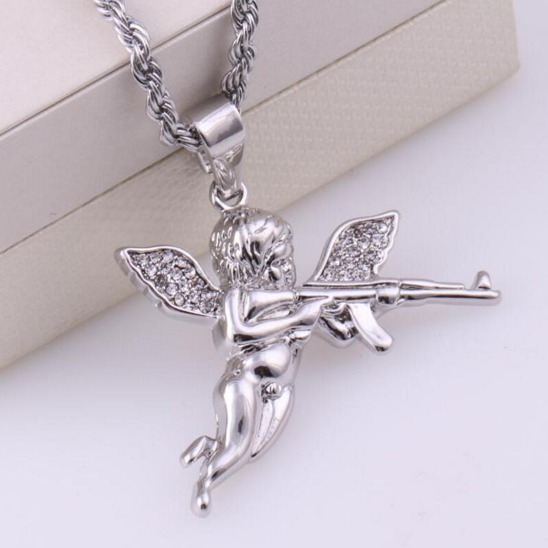 Classic Angel Pendant Necklace