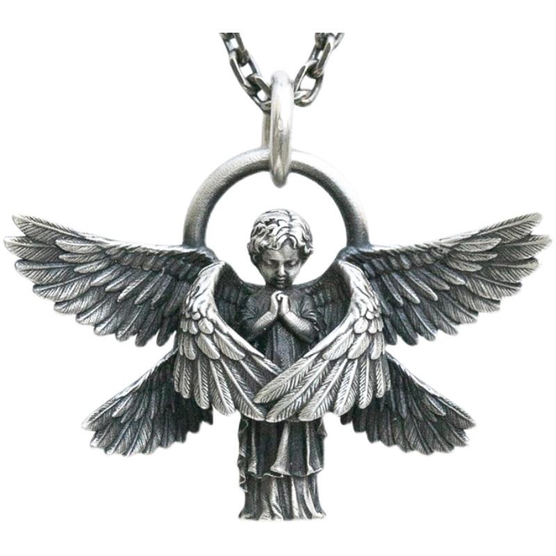 Classic Angel Pendant Necklace