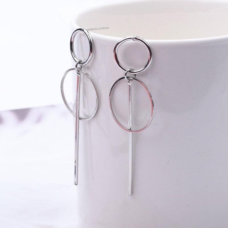 Circle Drop Earrings - SHANIRE