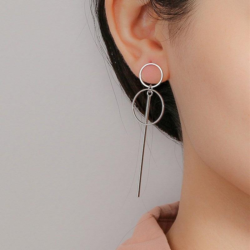 Circle Drop Earrings - SHANIRE