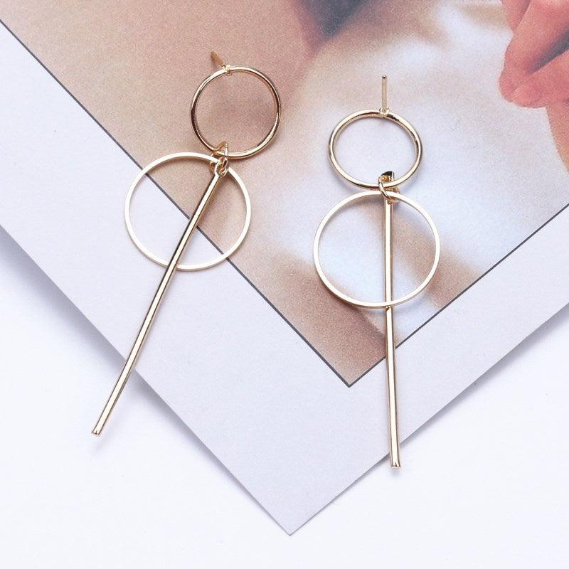 Circle Drop Earrings - SHANIRE