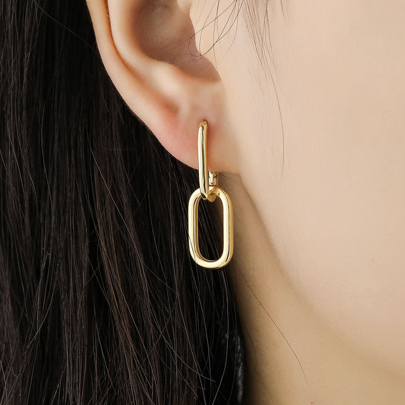 Metal Detachable Earrings