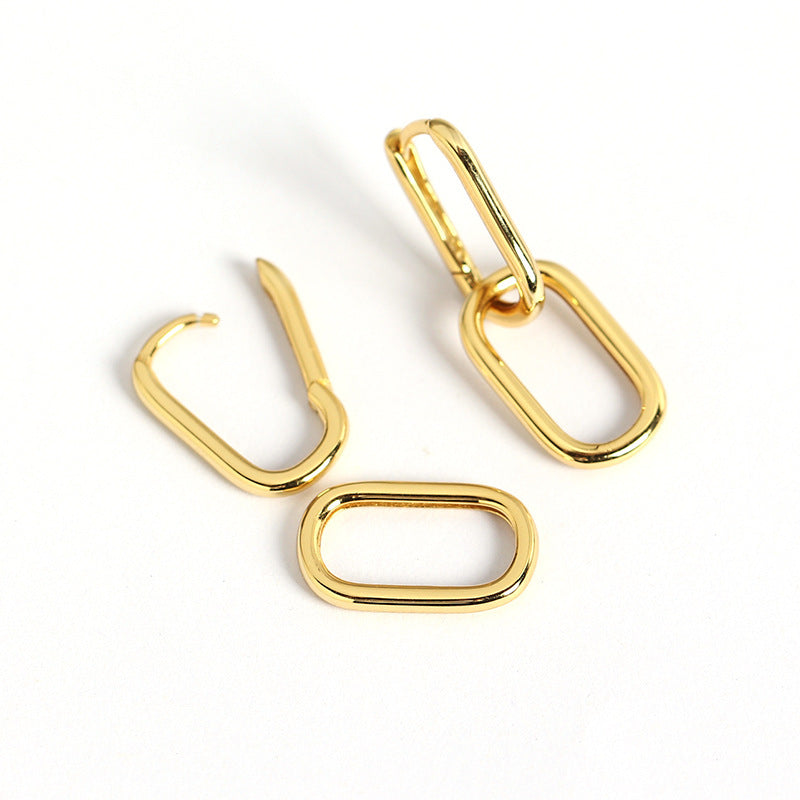 Metal Detachable Earrings