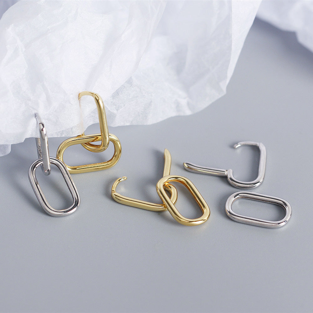 Metal Detachable Earrings