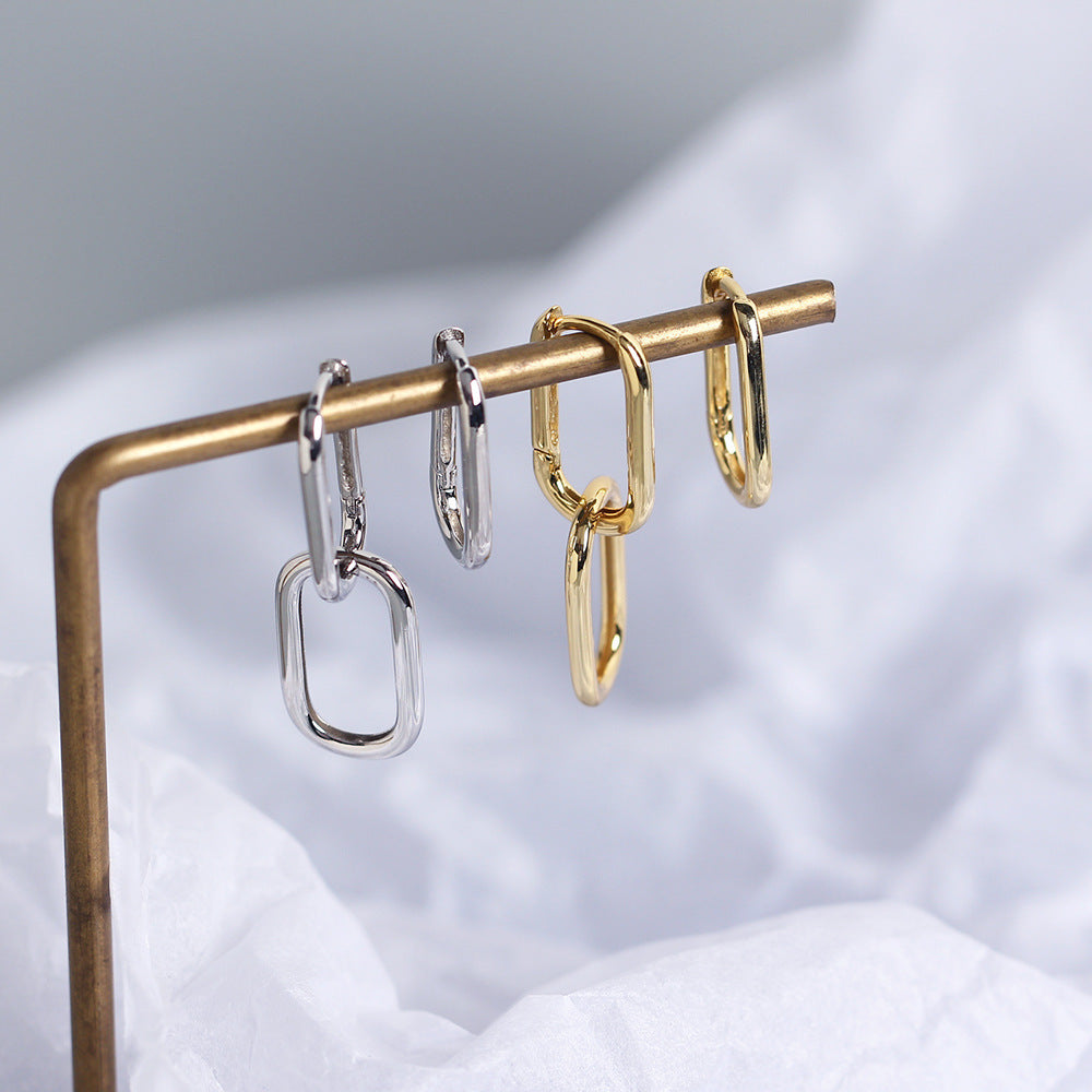 Metal Detachable Earrings