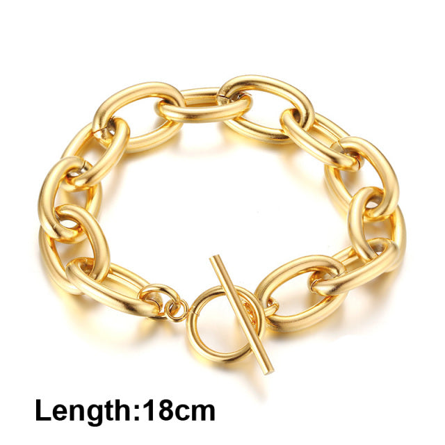 Thick Chain Link Bracelets