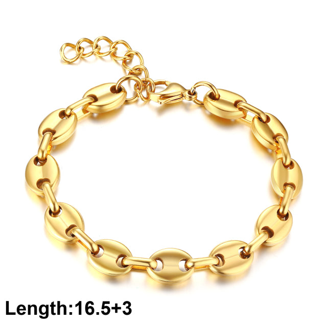 Thick Chain Link Bracelets