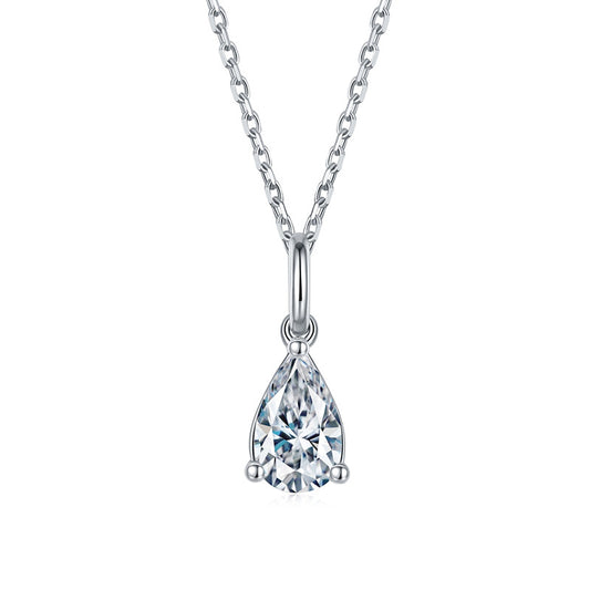 Moissanite Wedding Pendant Necklace