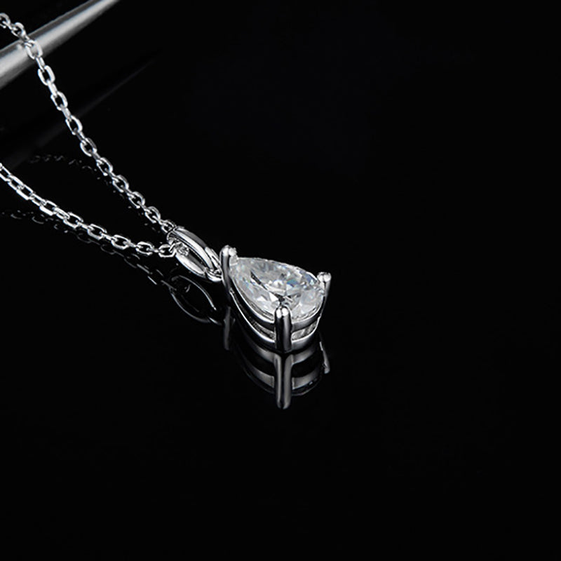 Moissanite Wedding Pendant Necklace