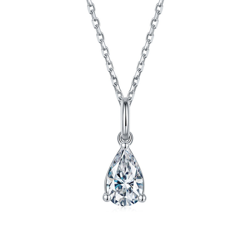 Moissanite Wedding Pendant Necklace