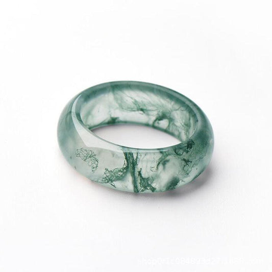 Ecological Pattern Stone Ring - SHANIRE