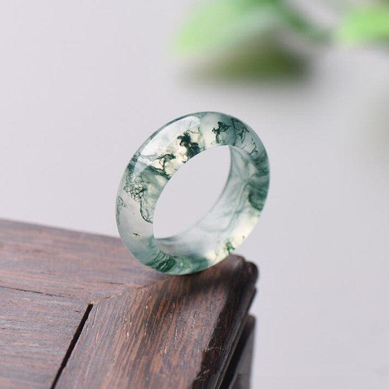 Ecological Pattern Stone Ring - SHANIRE