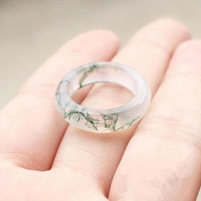 Ecological Pattern Stone Ring - SHANIRE