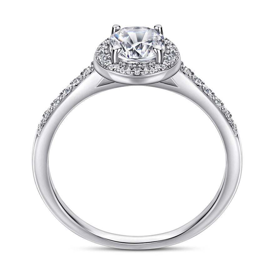 Oval Cut Cubic Zirconia Ring